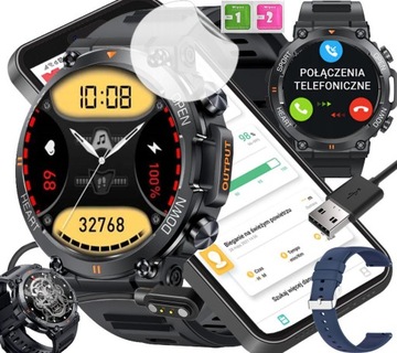 SMARTWATCH zegarek Rubicon BATERIA 400mAh!!! ROZMOWY KROKI SMS 360x360 PL