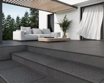 PŁYTKI TARASOWE 60x90x20 MINSTER BLACK GRES PARADYŻ 1 GAT