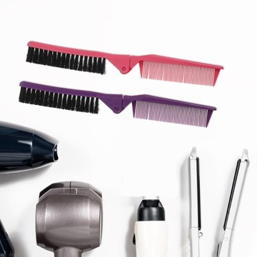 GRUBBER BRUSH КАРМАННАЯ РАСЧЕСКА ДЛЯ ВОЛОС С ШИРОКИМИ ЗУБАМИ, ФРАНЦУЗСКИЙ