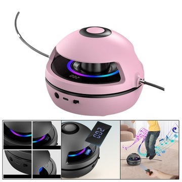 Скакалка Цифровой счетчик Дистанционный Розовый