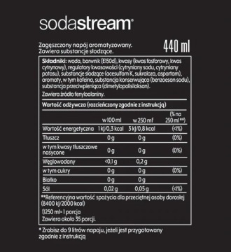 Сиропы sodastrem pepsi 7up pepsi max 3 x 440ml