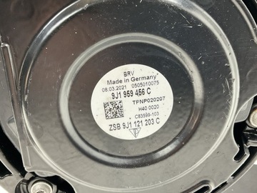 Porsche Taycan 9J1 2021 wentylator chłodnic 9j1121383 9J1959456C 9J1121203C