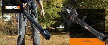 Worx WG572E 4x4Ah бесщеточный рюкзак для воздуходувки