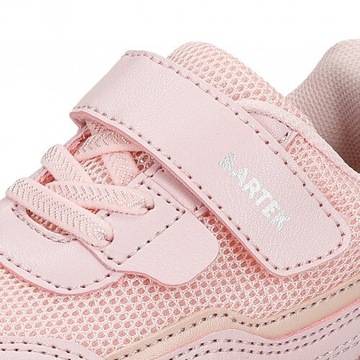 ДЕТСКАЯ ОБУВЬ, РОЗОВАЯ, на липучке, весенние туфли BARTEK, 24 год.