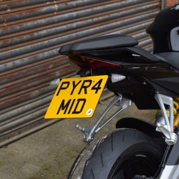 Pyramid Tail Tidy Matte Black Aprilia Tuono V4 Factory 1100 2021-Actual