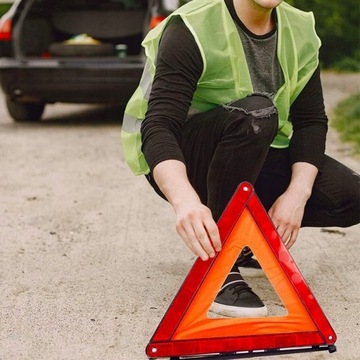 ПРЕДУПРЕЖДАЮЩИЙ ТРЕУГОЛЬНИК ДЛЯ АВТОМОБИЛЯ С CASE CAR APPRESSE E27