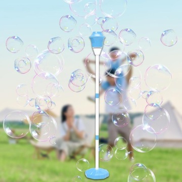 Летние игрушки Bubble Toy, стоящие с дозатором пузырьков высотой 47 дюймов, синий