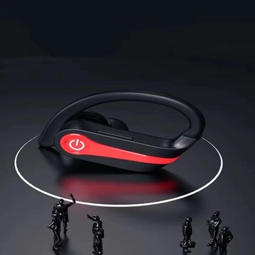 БЕСПРОВОДНЫЕ НАУШНИКИ BLUETOOTH СПОРТИВНЫЙ МИКРОФОН POWERBANK 5.1