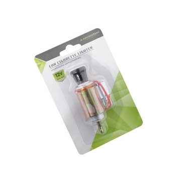 РОЗЕТКА + 12В АВТОМОБИЛЬНОГО ПРИЖИГАТЕЛЯ, С ПОДСВЕТКОЙ