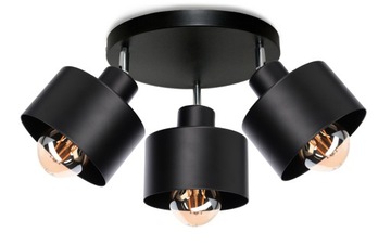 LAMPA SUFITOWA WISZĄCA PLAFON LOFT 3 ŻYRANDOL LED