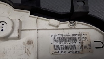 9666637080 PŘÍSTROJOVÁ DESKA BUDÍKY PEUGEOT 206+ EU