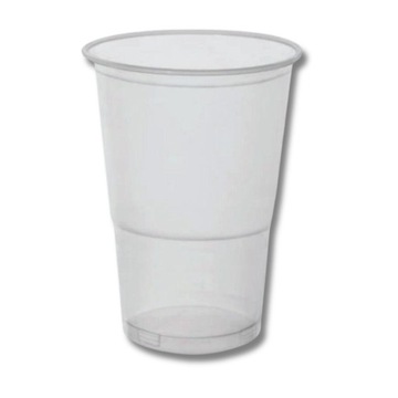 Kubki plastikowe do napojów kufle do piwa 400 ml Bez opłaty SUP - 50 szt.