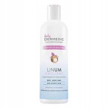 DERMEDIC Emolient Linum Baby żel do ciała włosów