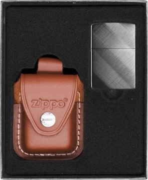 Zestaw ZIPPO Zapalniczka DIAGONAL WAVE prezentowy*nr2