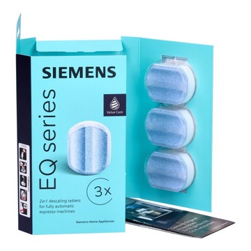 3x ФИЛЬТР + ТАБЛЕТКИ SIEMENS BOSCH TZ80002 TZ80001