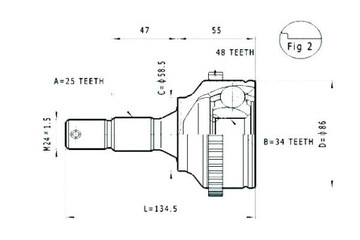 SADA KLOUBU POHON STATIM 96141637 3210K 8