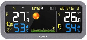 МЕТЕОСТАНЦИЯ METEO ME3P20RC ПОГОДНЫЕ ЧАСЫ