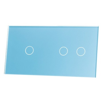 PANEL SZKLANY 1+2 (2 PUSZKI) - NIEBIESKI LIVOLO