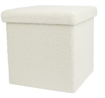 PUFA SKŁADANA OTWIERANA PUDEŁKO SIEDZISKO SCHOWEK 38CM