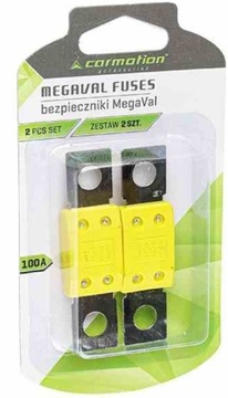 BEZPIECZNIKI MEGAVAL 100A 2szt bezpiecznik