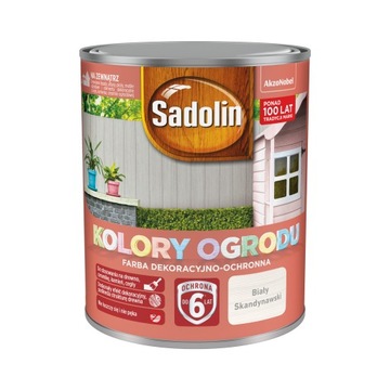 Sadolin Kolory Ogrodu Biały Skandynawski 0,25l