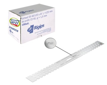 RIGIPS Wieszak płaski ES 60/125 profil CD60 100szt