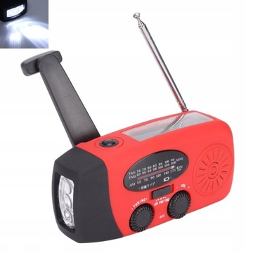 Солнечная аварийная радиостанция AM FM SOS PB 1000 мАч