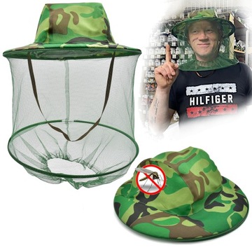 Рыболовная шляпа с москитной сеткой от комаров и насекомых