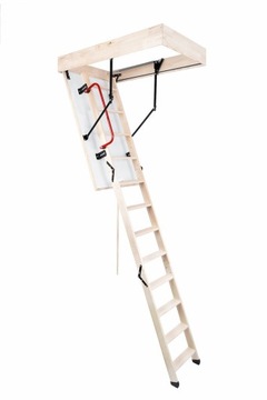 Schody Strychowe TERMO PS 140x70 z poręczą