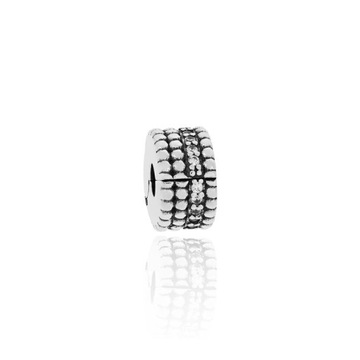 Srebrna zawieszka do bransoletki charms klips 925