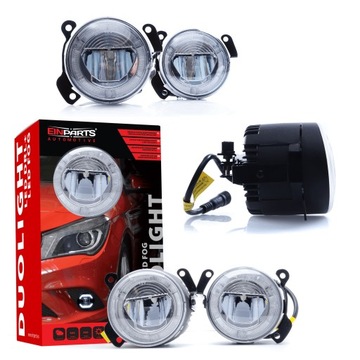 ŚWIATŁA LED OKRĄGŁE DRL HALOGEN VOLKSWAGEN SKODA