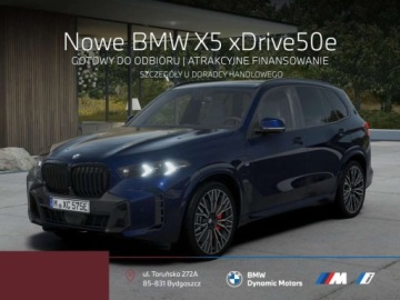 BMW X5 G05 SUV Plug-In Facelifting 3.0 50e 490KM 2026 BMW X5 xDrive50e 489 KM PHEV - Gotowy do Odbioru - M Pro - Kamera 360 - Hak