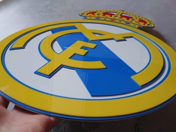 Гаджет клуба Реал Мадрид Герб на стену для гостиной, подарок мужу, парню