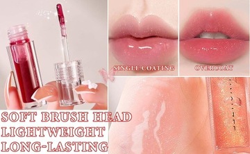 3 шт. прозрачное масло для блеска губ, длительный увлажняющий и пухлый тонированный блеск для губ