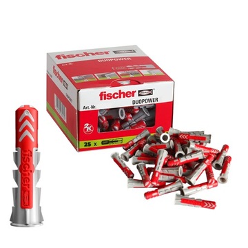 Kołki FISCHER DUOPOWER Kołki Rozporowe FISCHER Kołek Do Betonu 12x60 25 szt