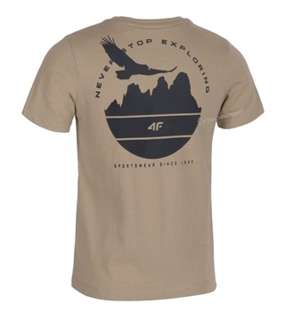 4F ХЛОПКОВАЯ ФУТБОЛКА ДЛЯ МАЛЬЧИКОВ / 164