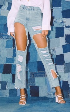 Рваные джинсы K21 PrettyLittleThing
