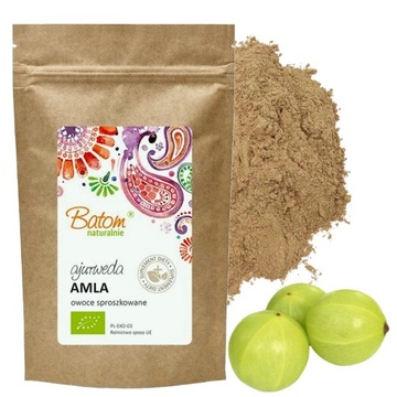 Amla proszek Owoce Ayurveda do włosów Naturalna