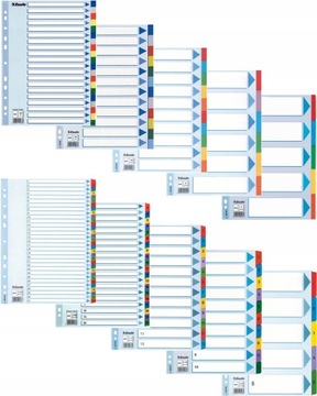 Разноцветные разделители Esselte А4 из ПП ГАРАНТИЯ!!
