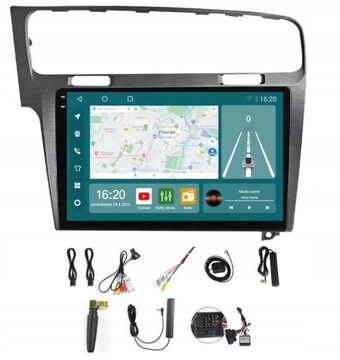 RADIO NAWIGACJA CARPLAY ANDROID VW GOLF 7 2012-2019 USB 256GB SIM