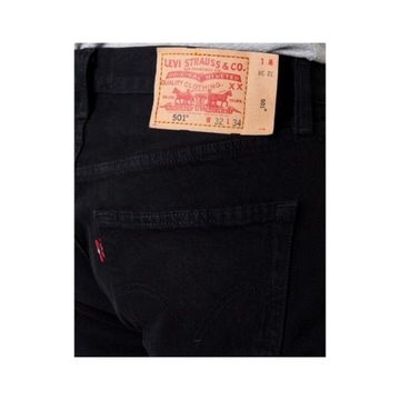 Levis Męskie dżinsy Original Jeans - Black 005010165-59-28-32