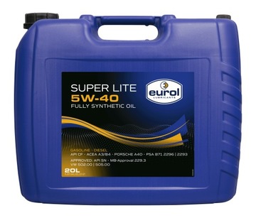 SUPER LITE 5W40 20L +GRATIS!