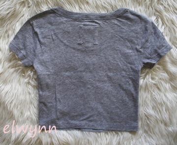 krótka koszulka CROP TOP ABERCROMBIE XS/S/M fitnes