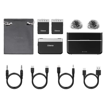 Bezprzewodowy mikrofon Ulanzi U-Mic AM18 IPHONE ANDROID APARAT 3,5MM