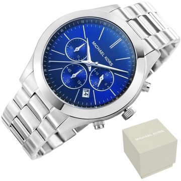 Zegarek Męski Michael Kors MK8917 Srebrna bransoleta + BOX