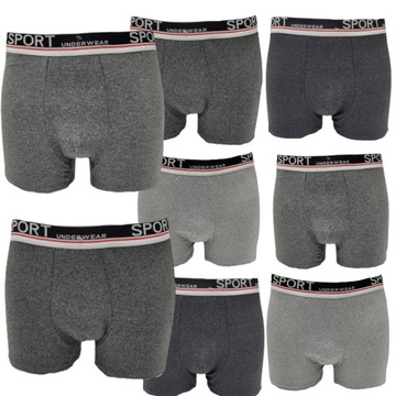 8x PREMIUM SPORT BOKSERKI BAMBUSOWE MAJTKI XXL