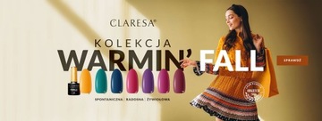 Лак гибридный Claresa WARMIN' FALL 7 5г бордовый