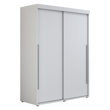Szafa przesuwna IGA 140 x 202cm, pojemna, biała