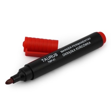 MARKER PERMANENTNY OFFICE OKRĄGŁY 1-3 MM CZERWONY