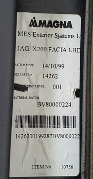 DESKA ROZDĚLOVAČE KONZOLA JAGUAR S-TYPE EVROPA